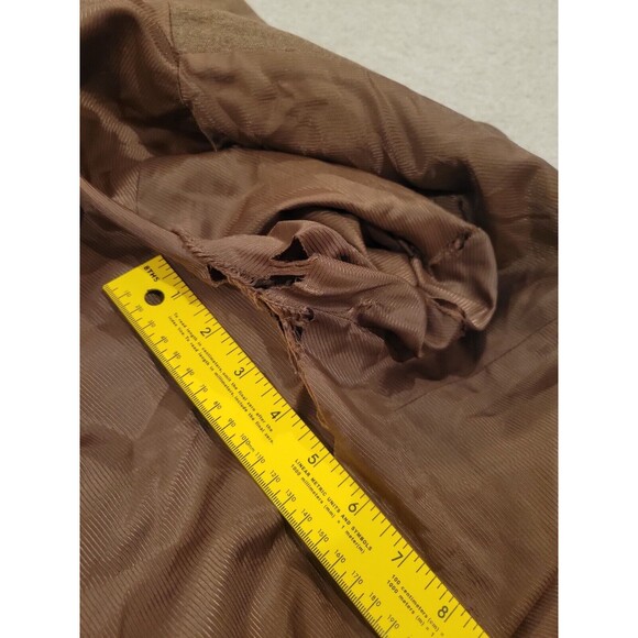 Vintage Vtg The Limited 4 Button Blazer Women Medium Brown Y2K, Made In USA - Picture 8 of 12